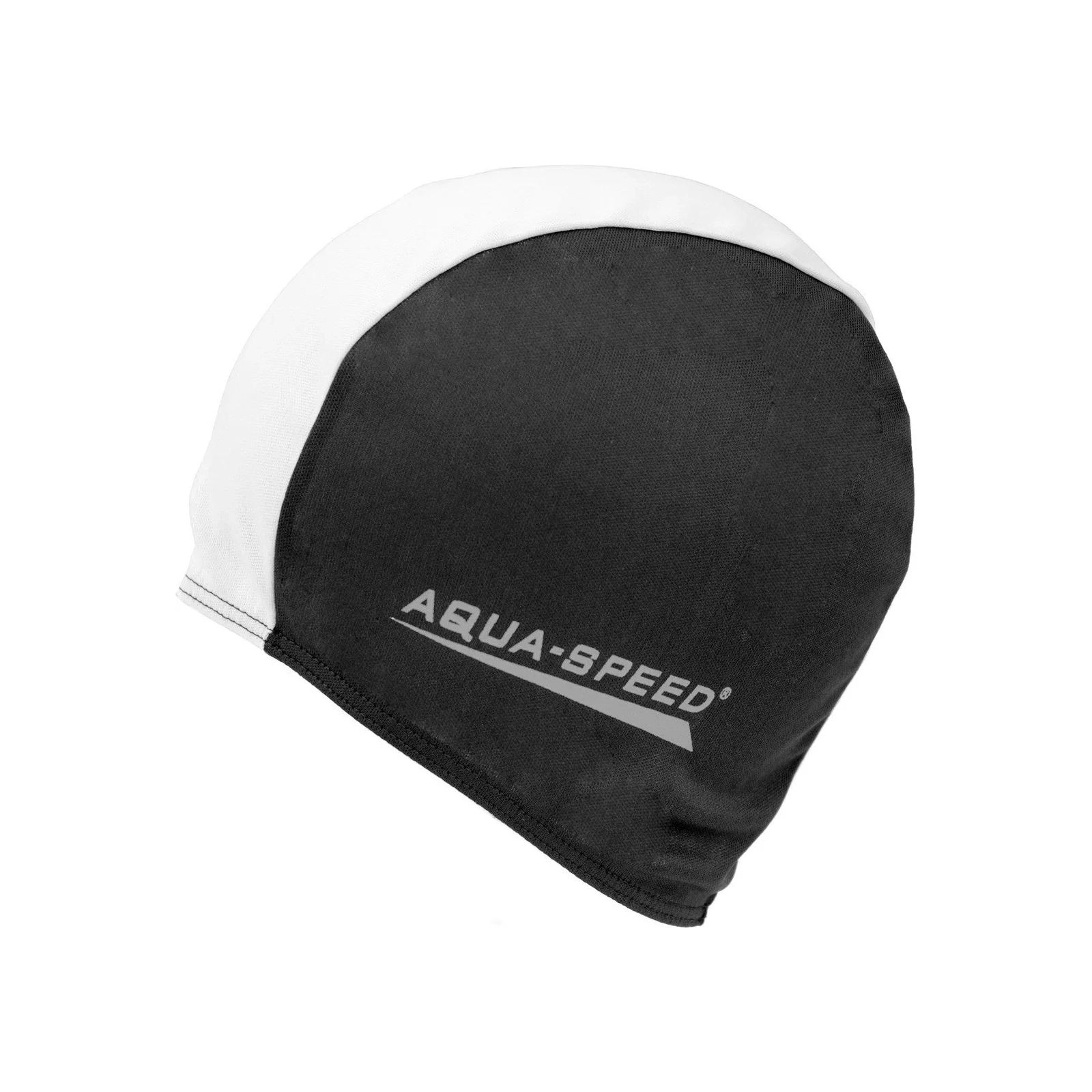 Шапка для плавания Aqua Speed Polyester Cap 091-57 5765 чорний, білий Уні OSFM (5908217657657)