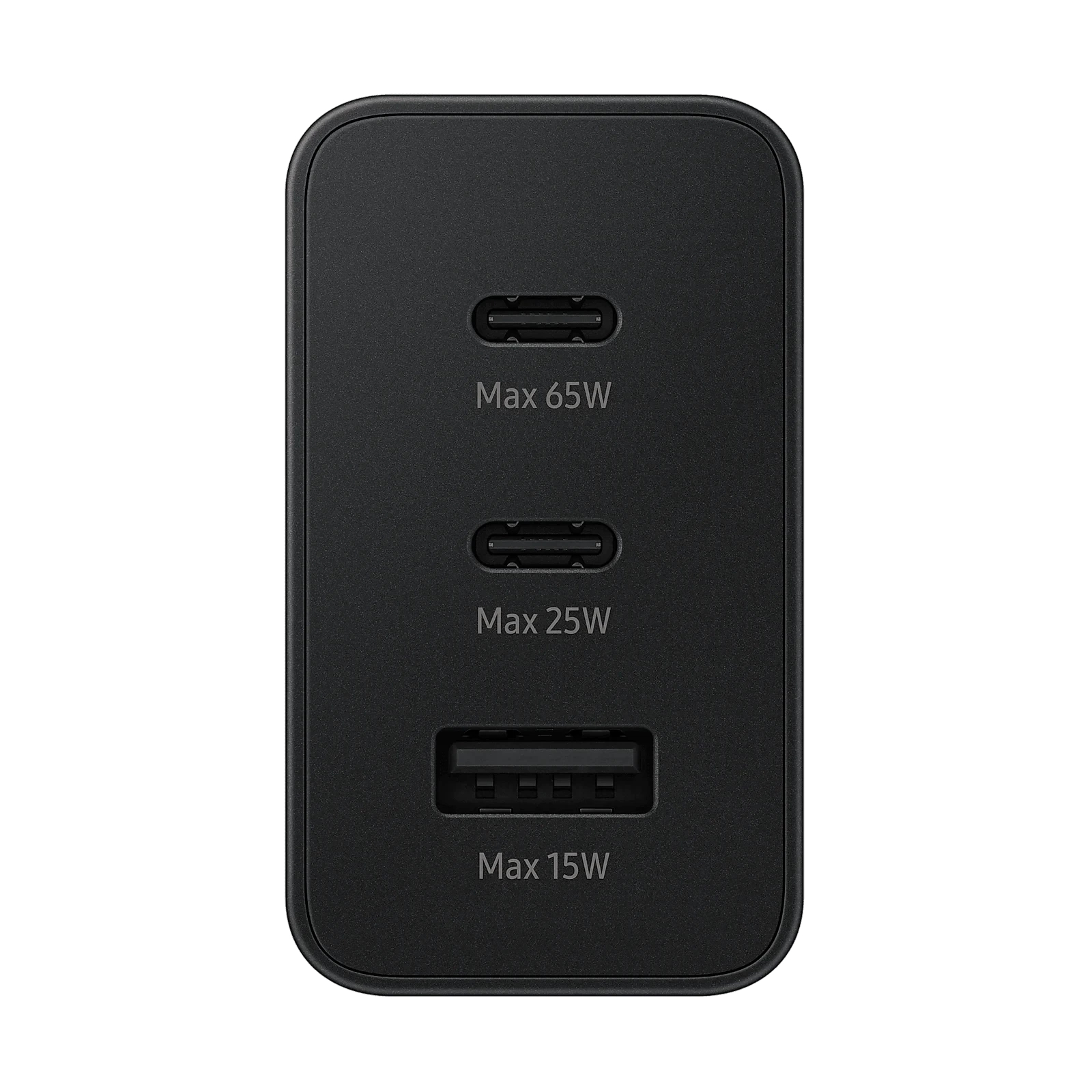 Зарядний пристрій Samsung 2xUSB-С 65W PD PPS/USB-A Black (EP-T6530NBEGEU) зображення 3