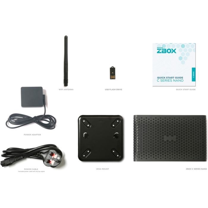 Компьютер Zotac CI629 nano / i3-1315U, 2.5" SATA/HDD SATA (ZBOX-CI629NANO-BE) изображение 6