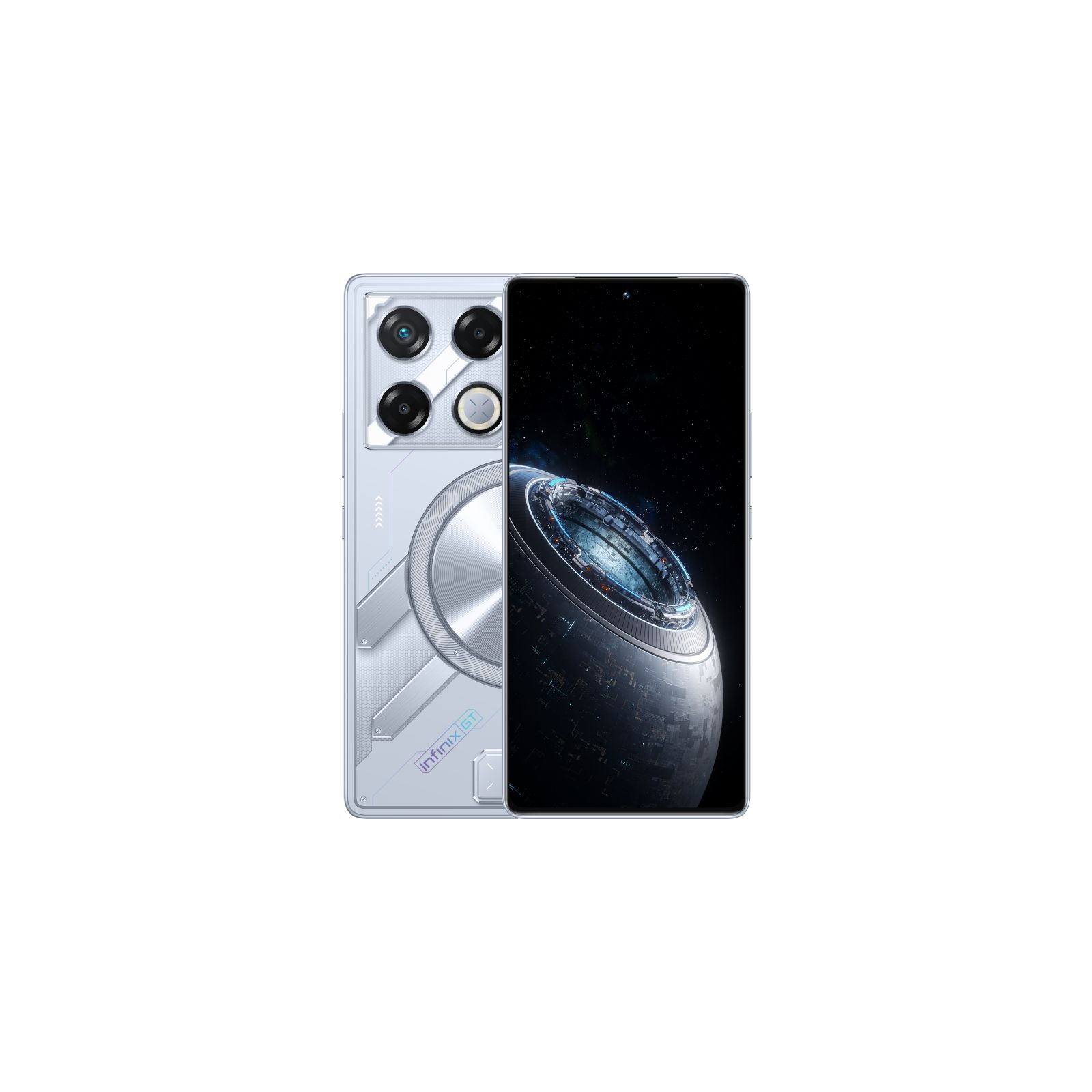 Мобильный телефон Infinix GT 20 Pro 12/256Gb NFC Mecha Silver (4894947022197)