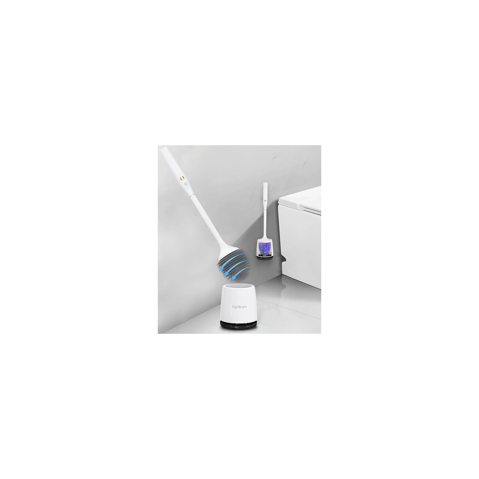 Йоржик для унітазу Xiaomi Good Dad Cordless Electric Toilet Brush UV-Sterilization (Ф32841) зображення 2