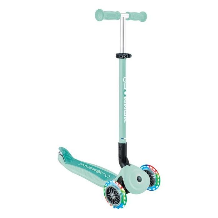 Самокат Globber Go Up Active 1+ до 20/50 кг Led  фісташково-рожевий (744-110) зображення 2