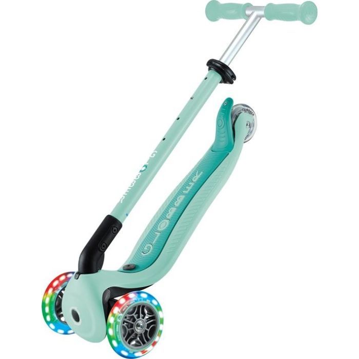 Самокат Globber Go Up Active 1+ до 20/50 кг Led  фісташково-рожевий (744-110) зображення 5