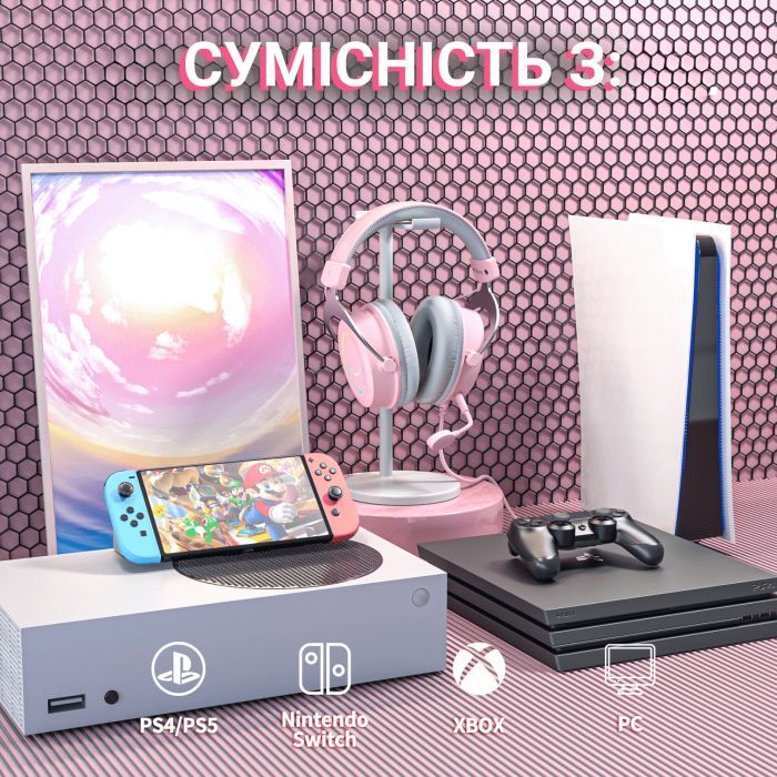 Наушники Fifine H3 RGB Pink (H3P) изображение 5