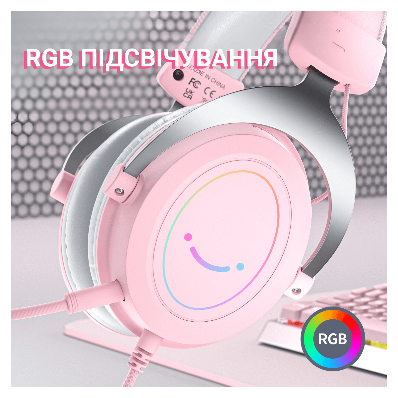 Наушники Fifine H3 RGB Pink (H3P) изображение 6