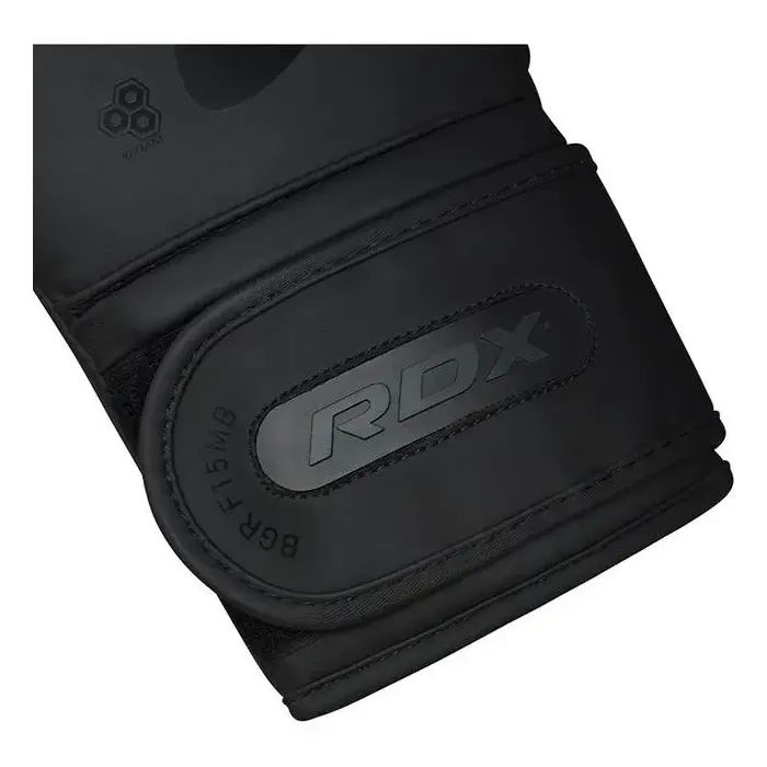 Боксерские перчатки RDX F15 Noir Matte Black 16 унцій (BGR-F15MB-16oz) изображение 7