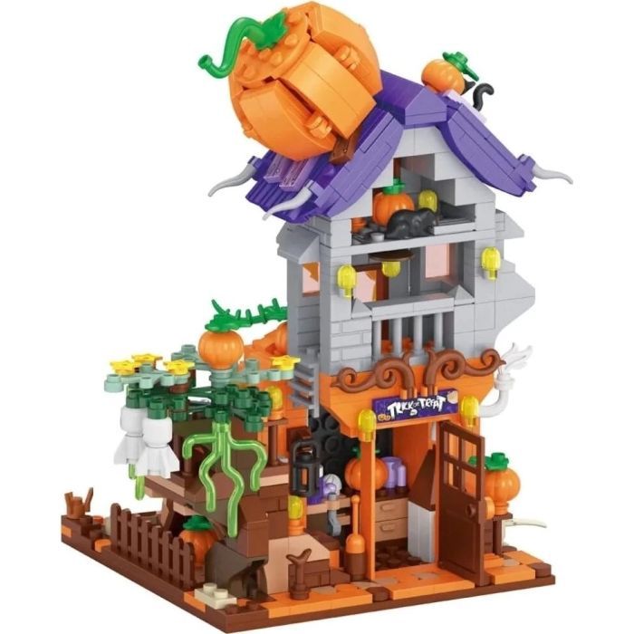 Конструктор LOZ mini Тыквенный домик без фигурок (1249)