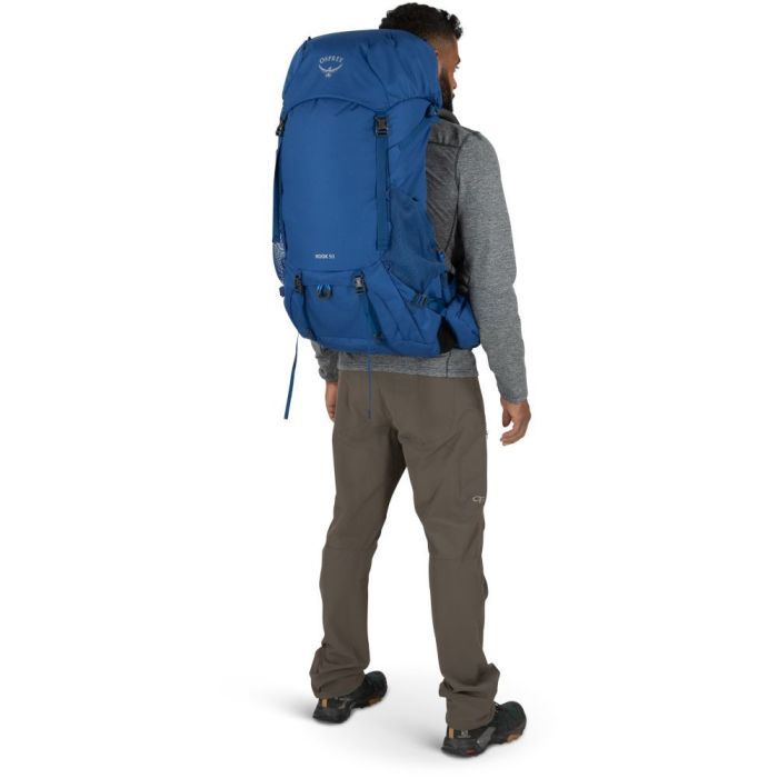 Рюкзак туристический Osprey Rook 50 dark charcoal/silver lining O/S (009.3522) изображение 4