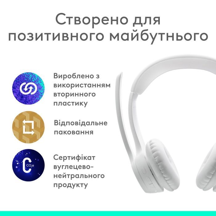 Наушники Logitech Zone 300 Bluetooth Graphite (981-001407) изображение 7