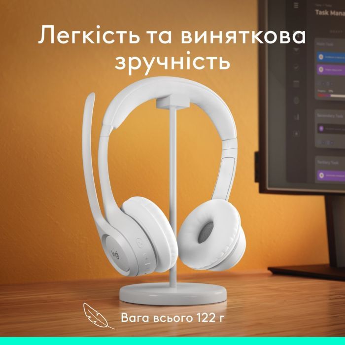 Наушники Logitech Zone 300 Bluetooth Graphite (981-001407) изображение 8
