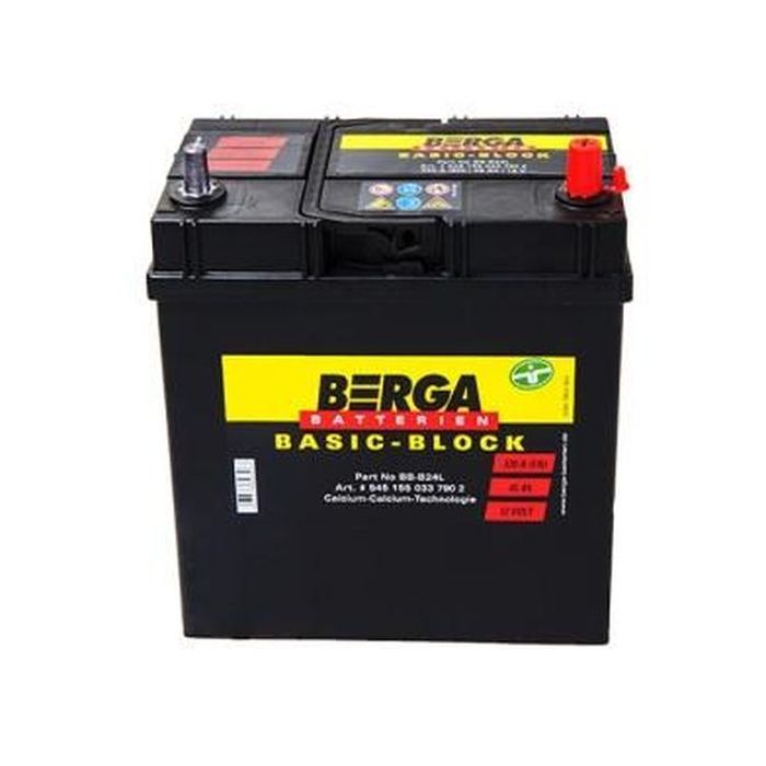 Аккумулятор автомобильный Berga Basicblock 35Ah ASIA Ев (-/+) ТК (300EN) (5351180307902)