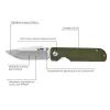 Нож CJRB Nova Green (J1937-GN) изображение 3
