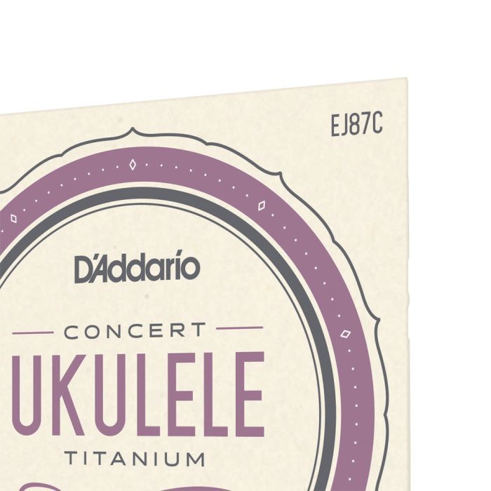 Струны для гитары D'Addario Titanium Ukulele Concert (EJ87C) изображение 4