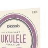 Струны для гитары D'Addario Titanium Ukulele Concert (EJ87C) изображение 4