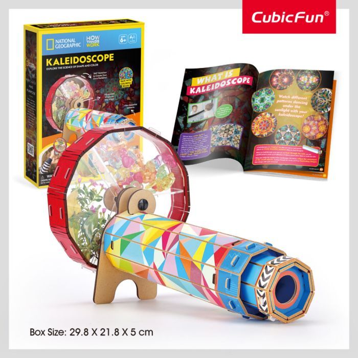 Пазл Cubic Fun Набір для моделювання STEM Калейдоскоп (DS1090h) зображення 3