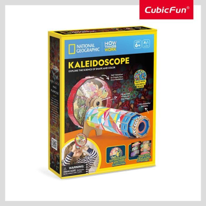 Пазл Cubic Fun Набір для моделювання STEM Калейдоскоп (DS1090h) зображення 6