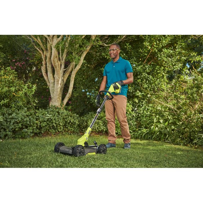 Тример садовий Ryobi RY18LMC30A-0 ONE+ 18В, 30см, висота 38-75мм, EasyEdge телескоп.штанга, 6.4кг (без АКБ та ЗП) (5133005917) зображення 4