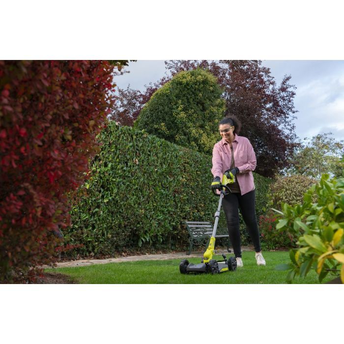 Тример садовий Ryobi RY18LMC30A-0 ONE+ 18В, 30см, висота 38-75мм, EasyEdge телескоп.штанга, 6.4кг (без АКБ та ЗП) (5133005917) зображення 8