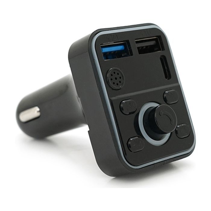 FM модулятор Voltronic D1, підсвітка 7 кольорів, 1.5-3.1A, USB, TF (FM-D1-7Col)