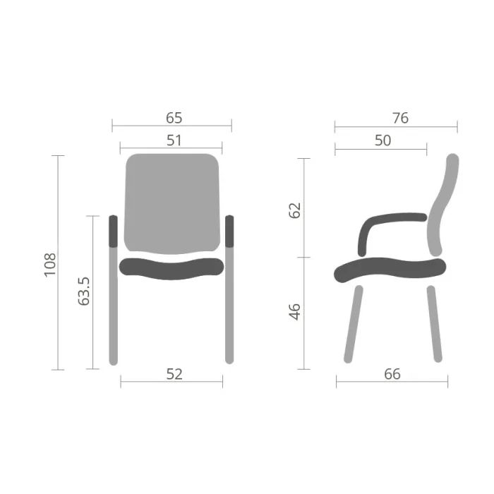 Офисное кресло Аклас Брунор EX CF Черный (PU-черный) (00142847) изображение 5