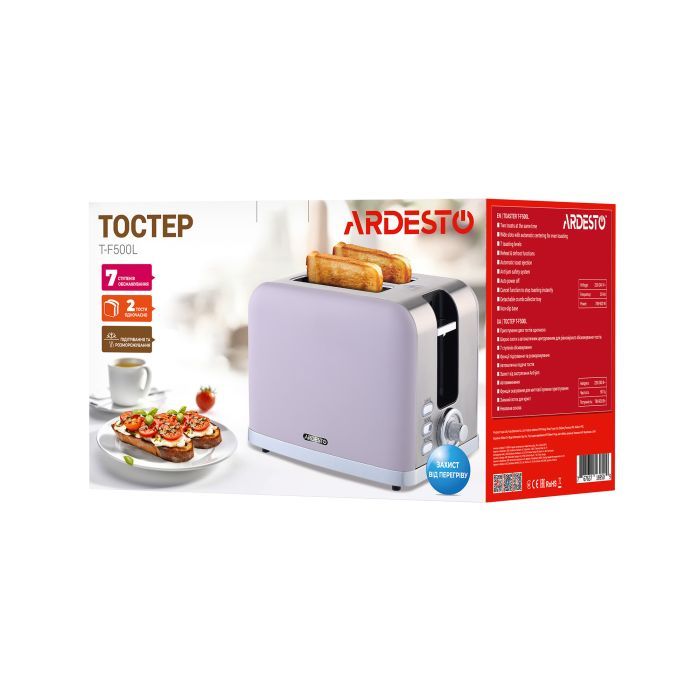 Тостер Ardesto T-F500L изображение 6