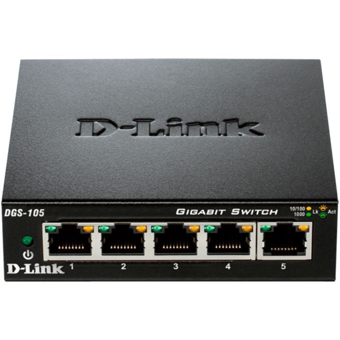 Коммутатор сетевой D-Link DGS-105 изображение 2