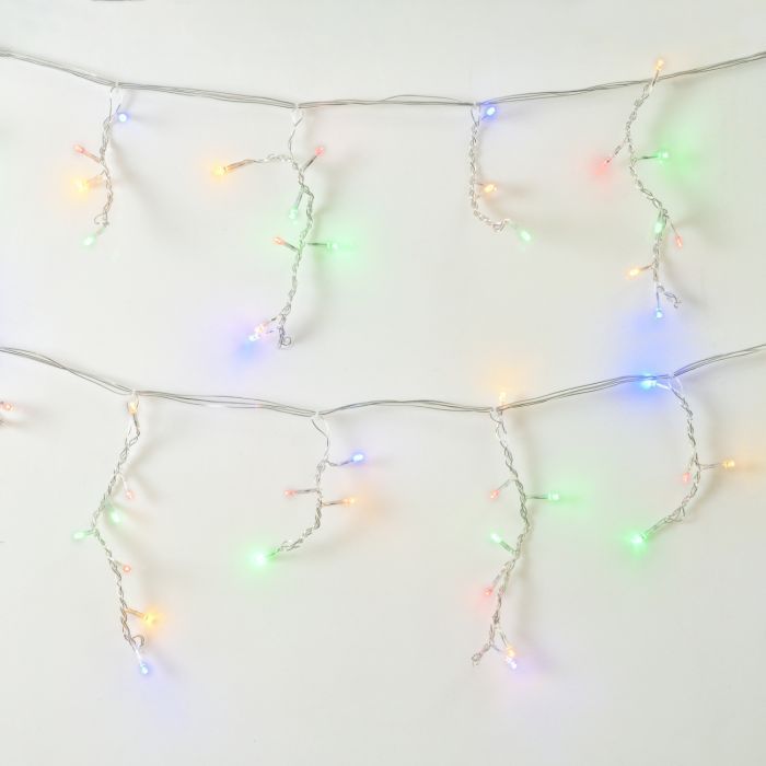 Гирлянда YES! Fun Бахрома 84 LED Разноцветная 2 м Статическая Коннектор (974847)