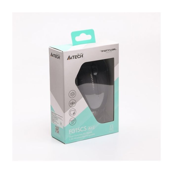 Мишка A4Tech FG15CS Air2 Wireless Yellow (4711421001236) зображення 11