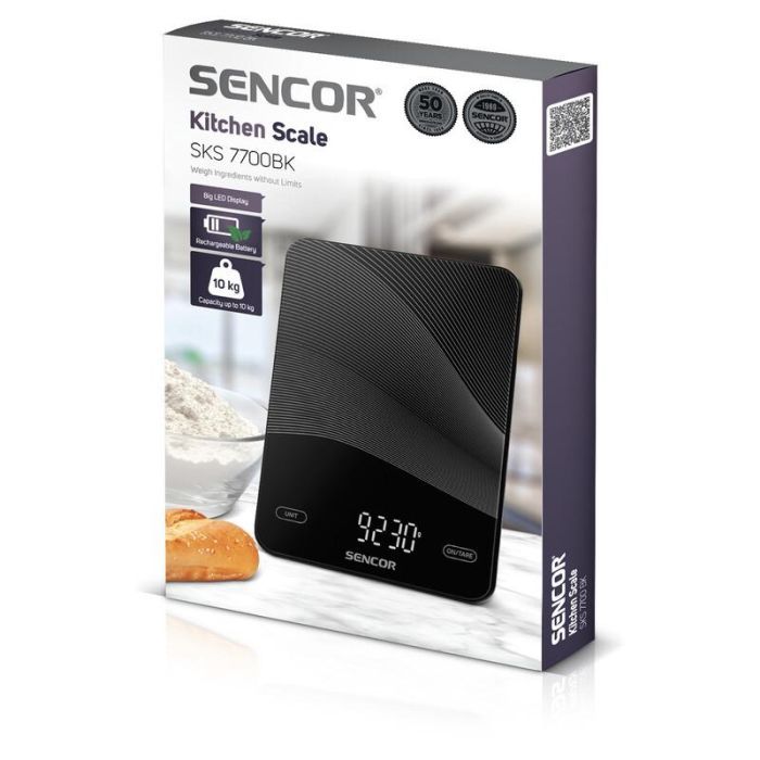 Весы кухонные Sencor SKS7700BK изображение 4