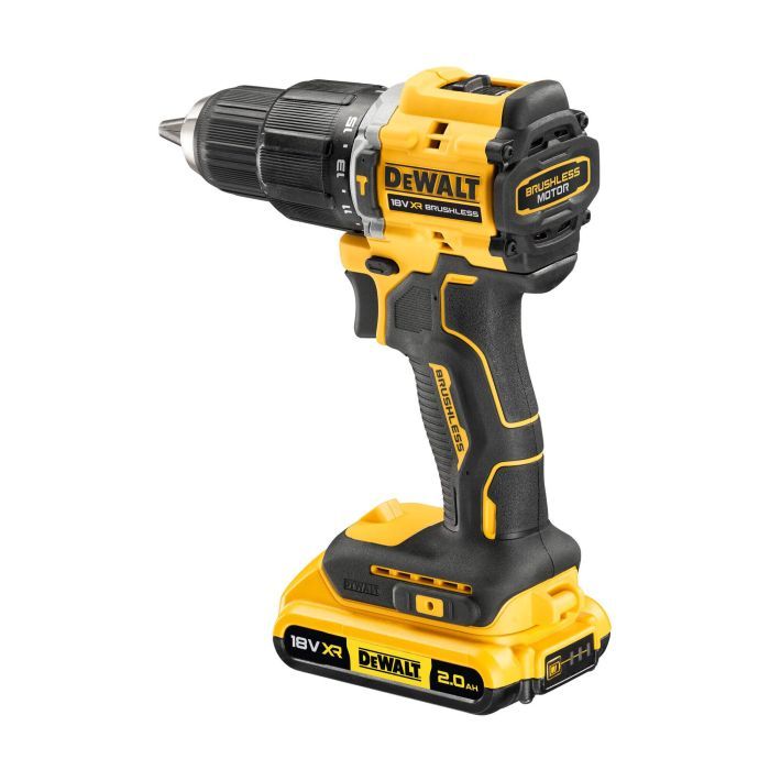 Шуруповерт DeWALT ударный XR Li-Ion 18 В 2 Ач, 68 Нм, 0-450/0-1650 об/мин,TSTAK (DCD100YD2T) изображение 4
