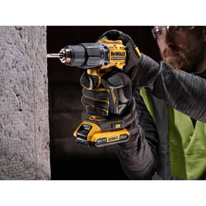 Шуруповерт DeWALT ударный XR Li-Ion 18 В 2 Ач, 68 Нм, 0-450/0-1650 об/мин,TSTAK (DCD100YD2T) изображение 7