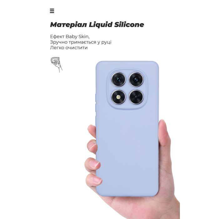 Чехол для мобильного телефона Armorstandart ICON Xiaomi Redmi Note 14 Pro 5G / Poco X7 Camera cover Black (ARM79827) изображение 7