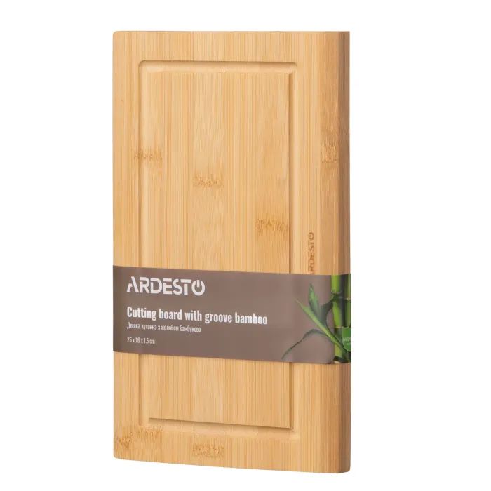Разделочная доска Ardesto Midori 28 х 21 х 1 см, бамбук (AR1428BA)