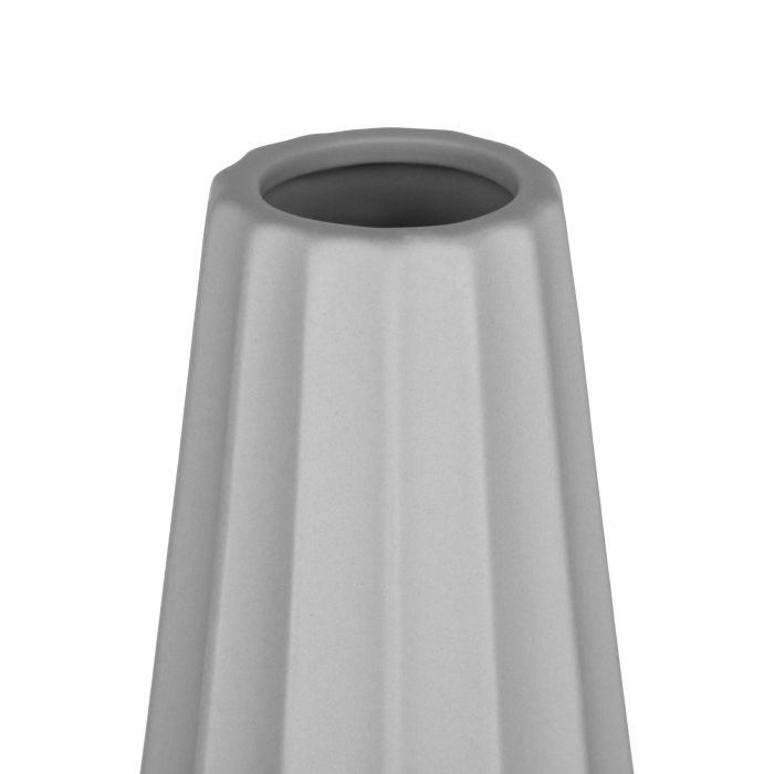Ваза Ardesto Molize, 8.5х27.5см, порцеляна, сірий (AR3810G) зображення 3