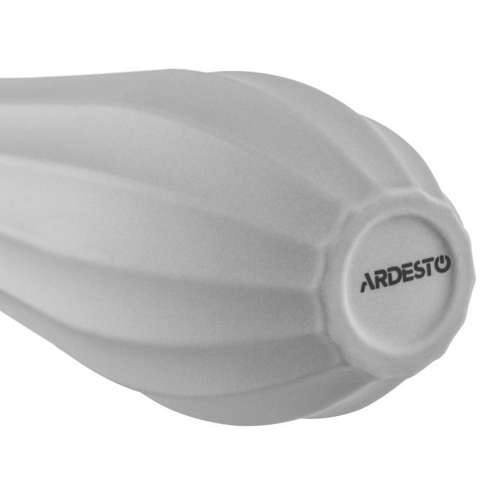 Ваза Ardesto Molize, 8.5х27.5см, порцеляна, сірий (AR3810G) зображення 5