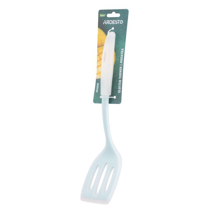 Лопатка кухонная Ardesto Fresh, 33см, силікон, пластик, блакитний (AR1602B) изображение 4
