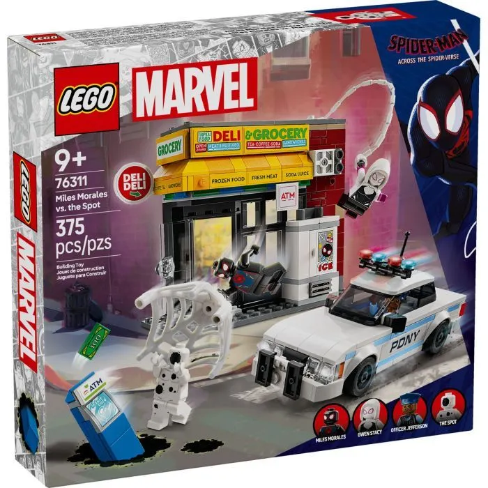 Конструктор LEGO Super Heroes Всесвіт-павук: Майлз Моралес проти Плями (76311)