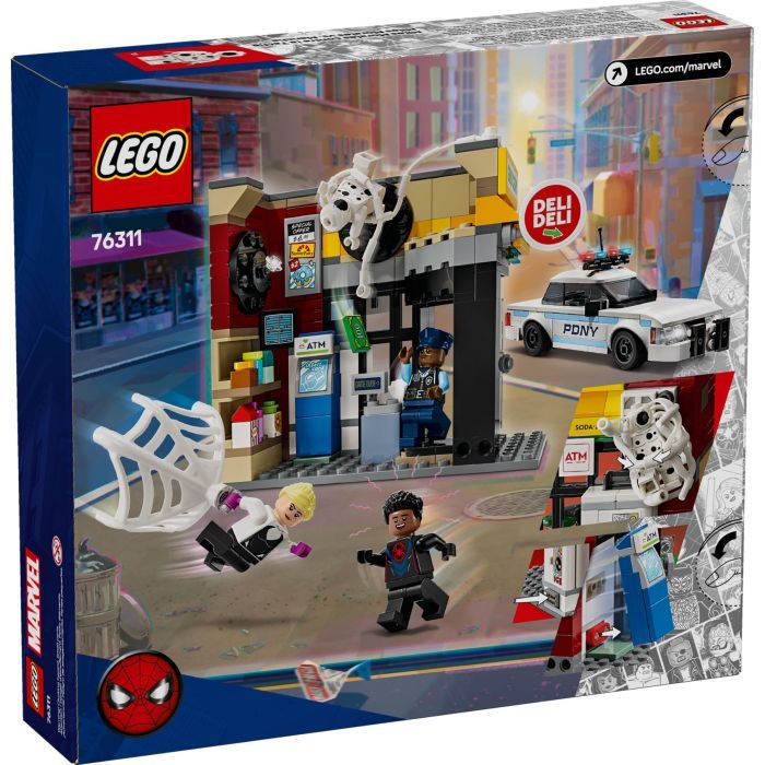 Конструктор LEGO Super Heroes Вселенная-паук: Майлз Моралес против Плями (76311) изображение 8