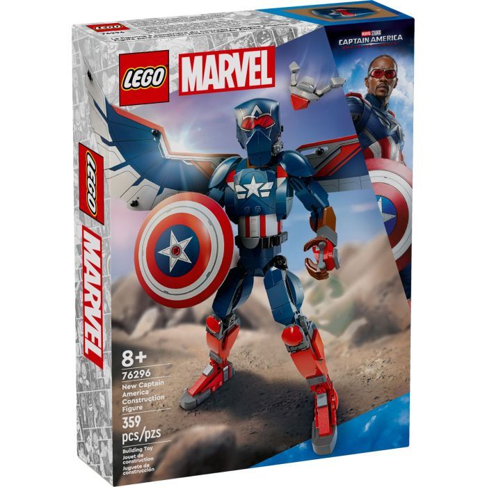Конструктор LEGO Marvel Фигурка Сэм Уилсон Капитан Америка (76296)