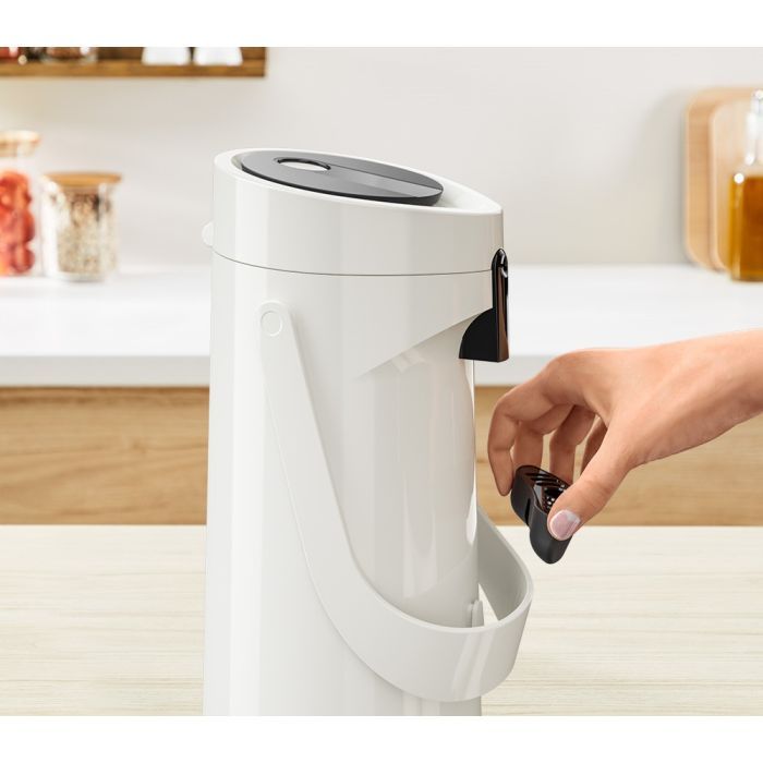 Термос Tefal Ponza Pump, 1.9л, пластик, скло, чорний (K3140114) изображение 9
