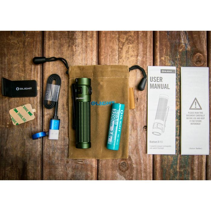 Ліхтар Olight Baton 3 Pro OD Green (0.0000.0578) зображення 10