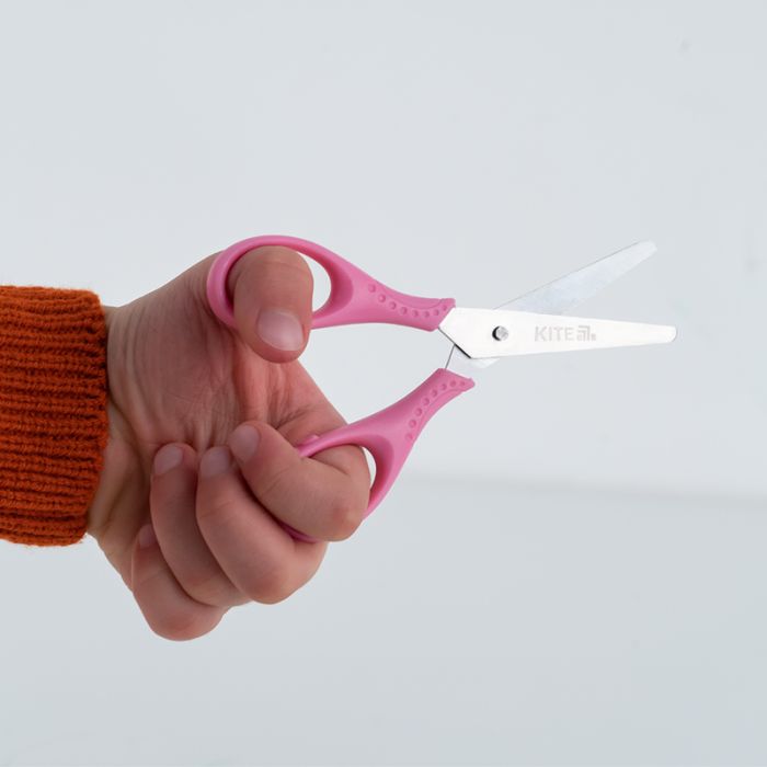 Ножиці Kite дитячі для шульги рожевий, 12 см (K-149-1) зображення 5