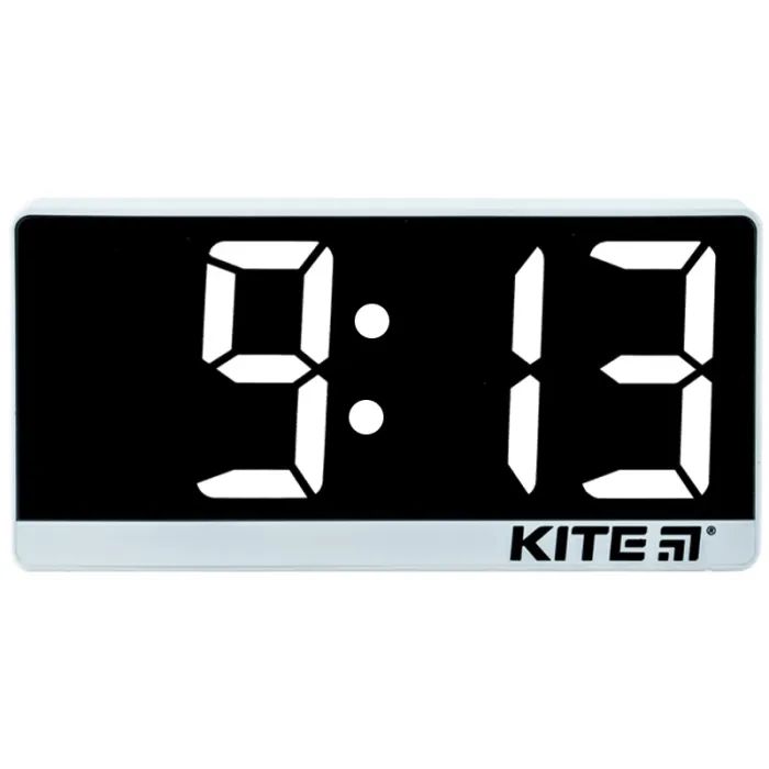 Настольные часы Kite электронный цифровой, черный (K24-488-1)
