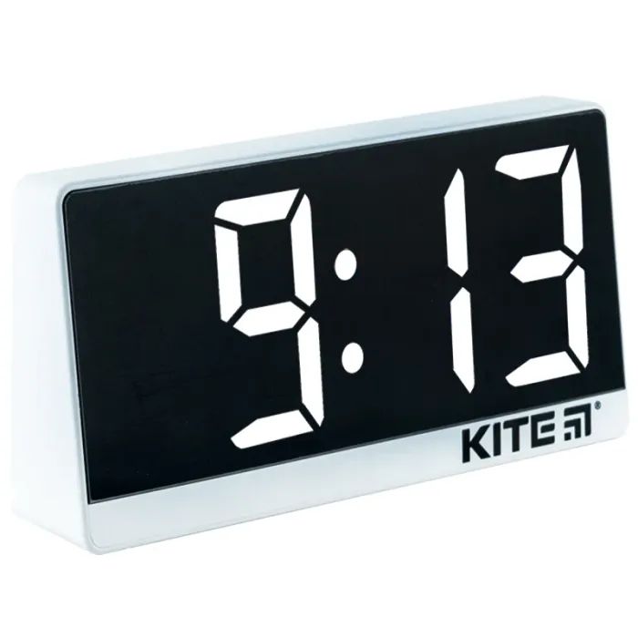 Настольные часы Kite электронный цифровой, черный (K24-488-1) изображение 2