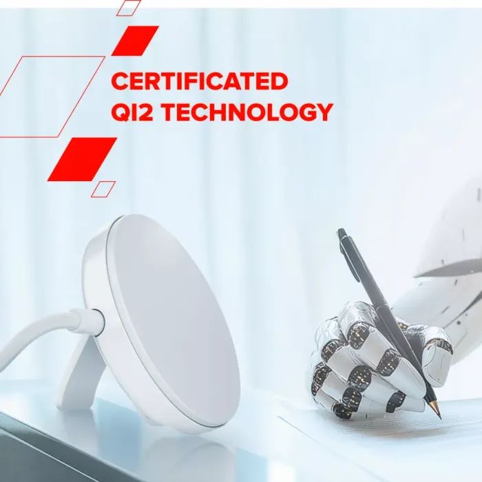 Зарядний пристрій Canyon wireless charger WS-105 15W Qi2 White (CNS-WCS105W) зображення 12
