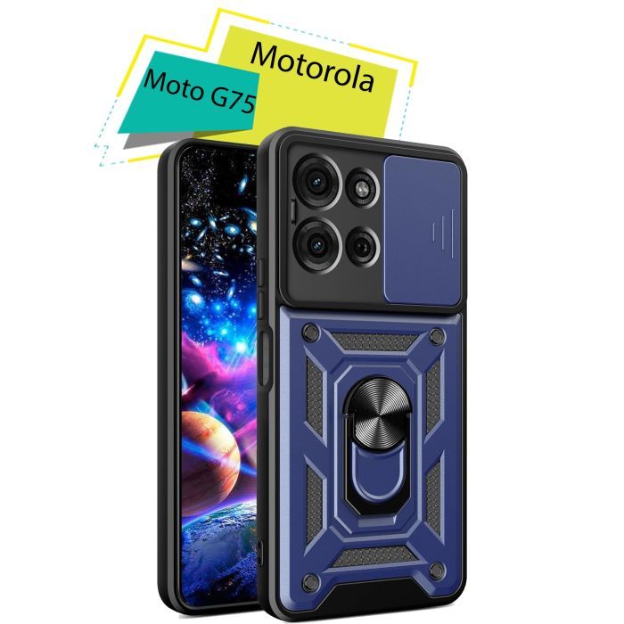 Чехол для мобильного телефона BeCover Military Motorola Moto G75 Black (713060)
