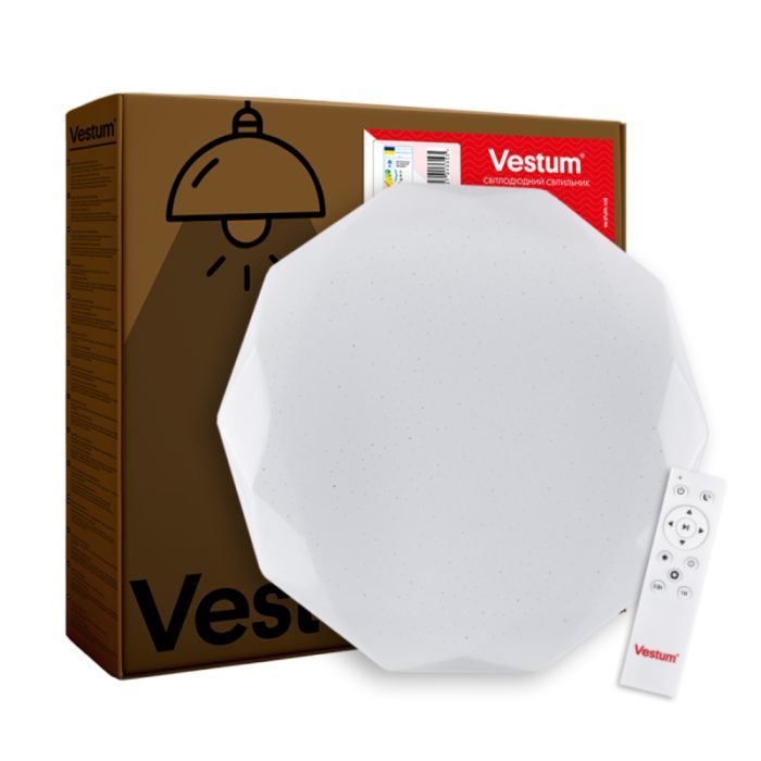 Світильник Vestum DIAMANT зоряне небо 60W 3000К-6500К з ДК (VS-91042) зображення 2