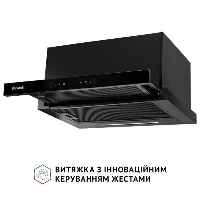 Вытяжка кухонная Perfelli ISEO 6PWB NERO изображение 3