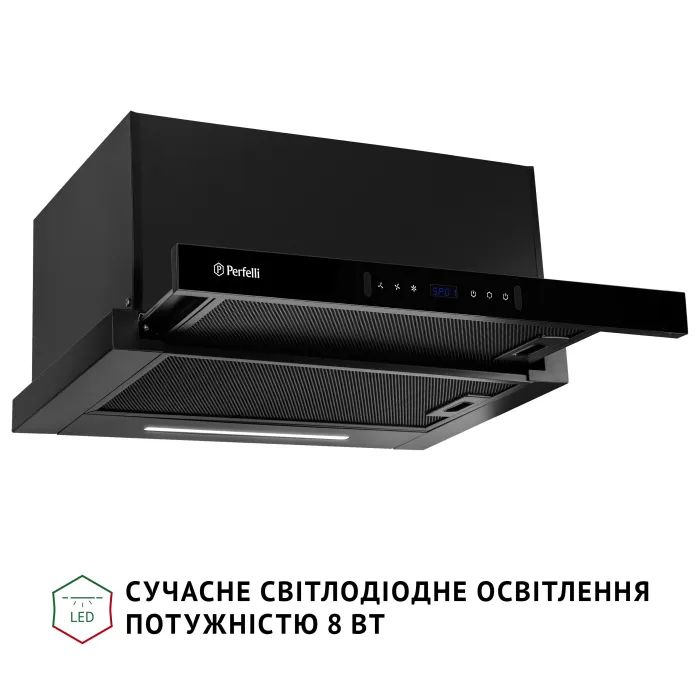 Вытяжка кухонная Perfelli ISEO 6PWB NERO изображение 7