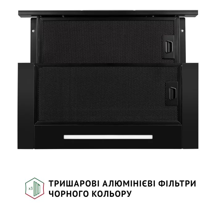 Вытяжка кухонная Perfelli ISEO 6PWB NERO изображение 8